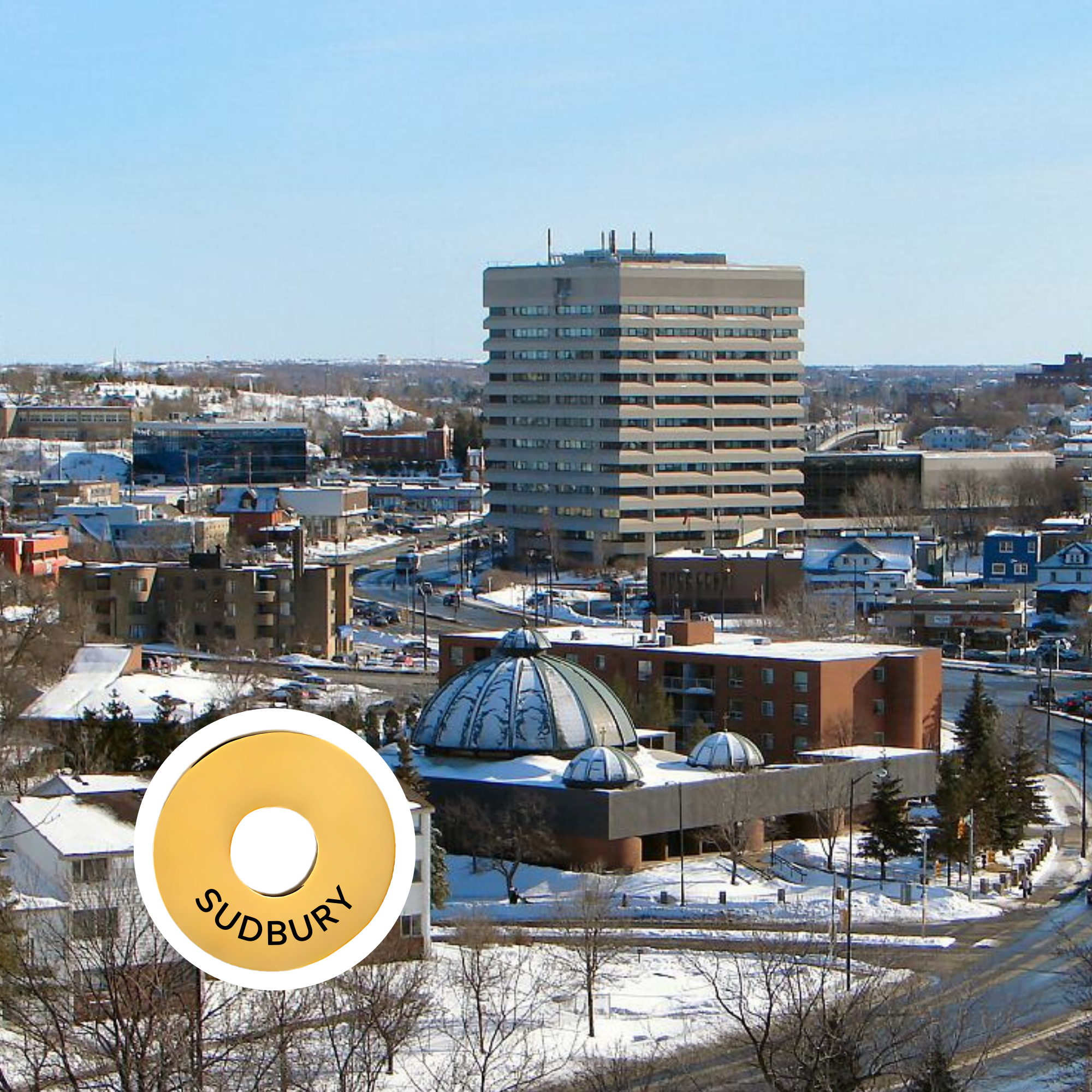 Sudbury engraved city travel ring