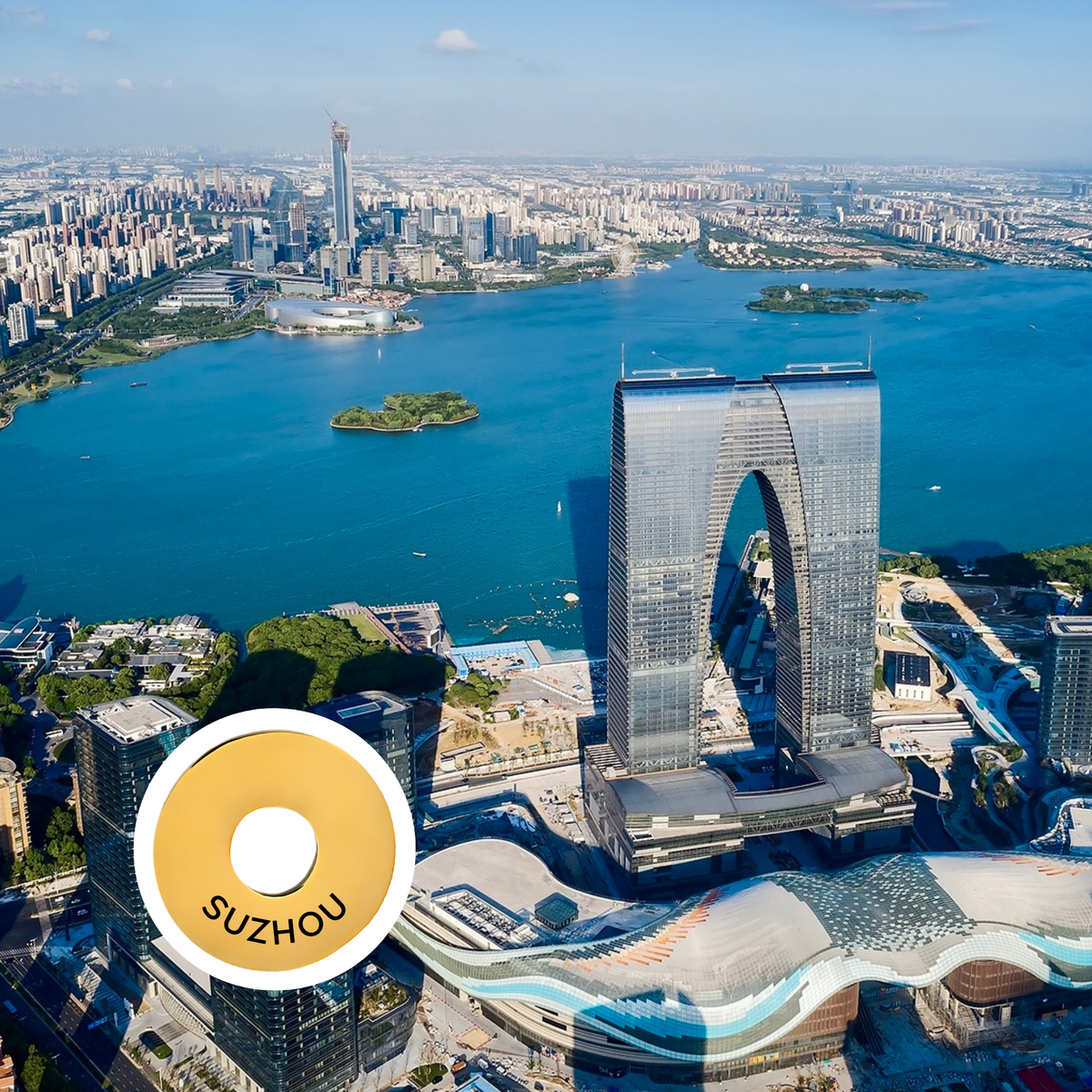 Suzhou engraved city travel ring