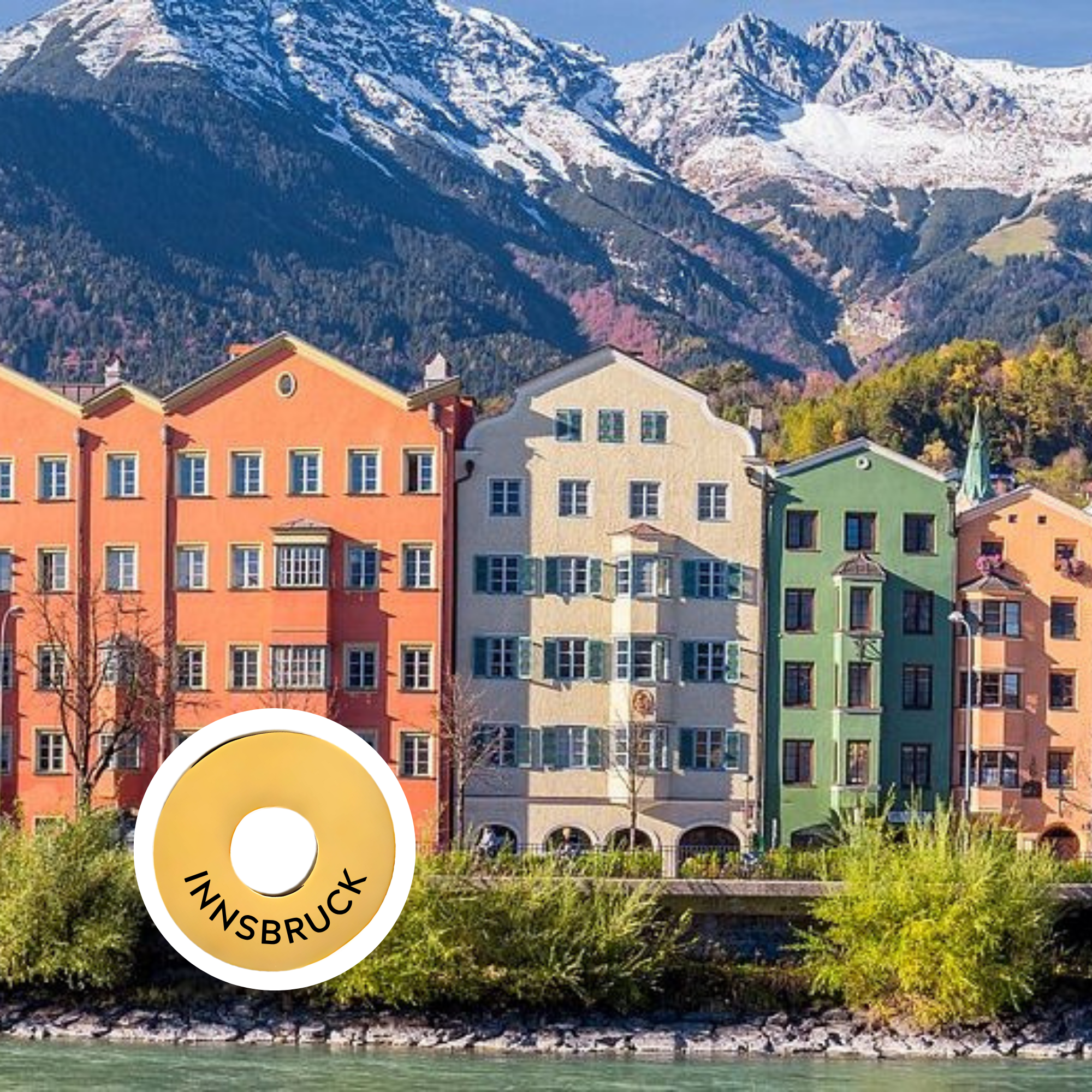 Innsbruck engraved city travel ring