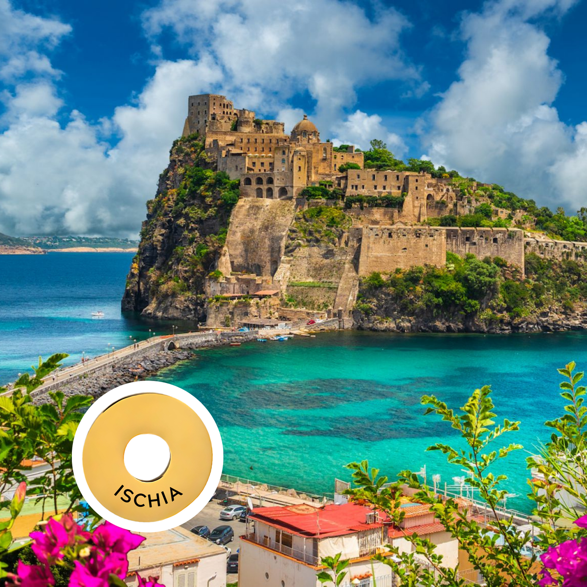 Ischia engraved city travel ring