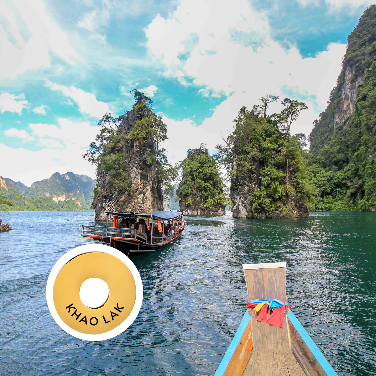Khao Lak engraved city travel ring