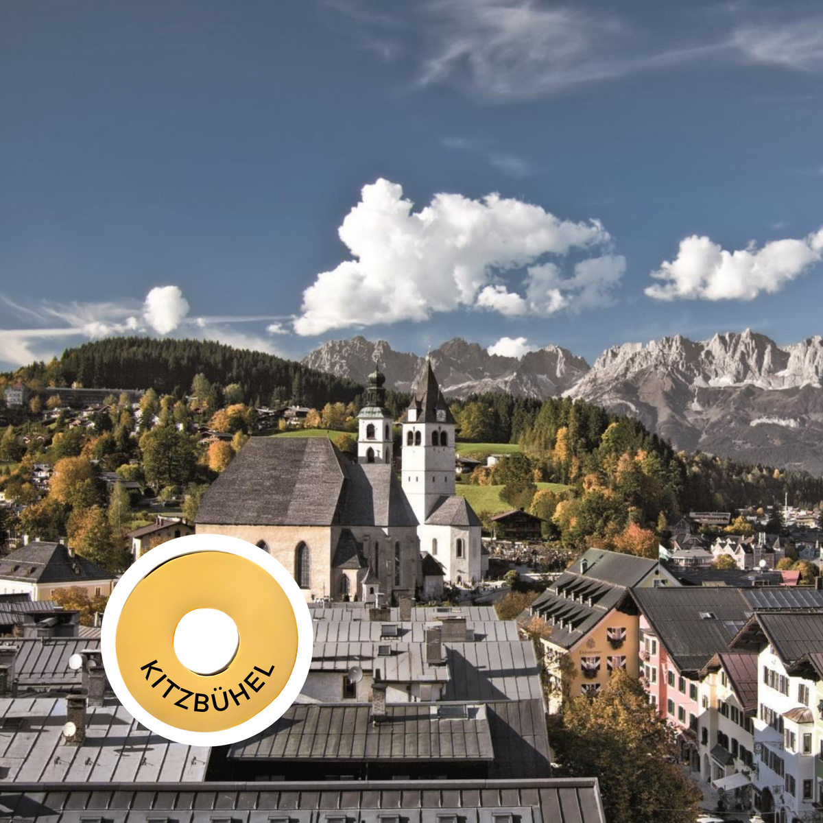 Kitzbühel engraved city travel ring