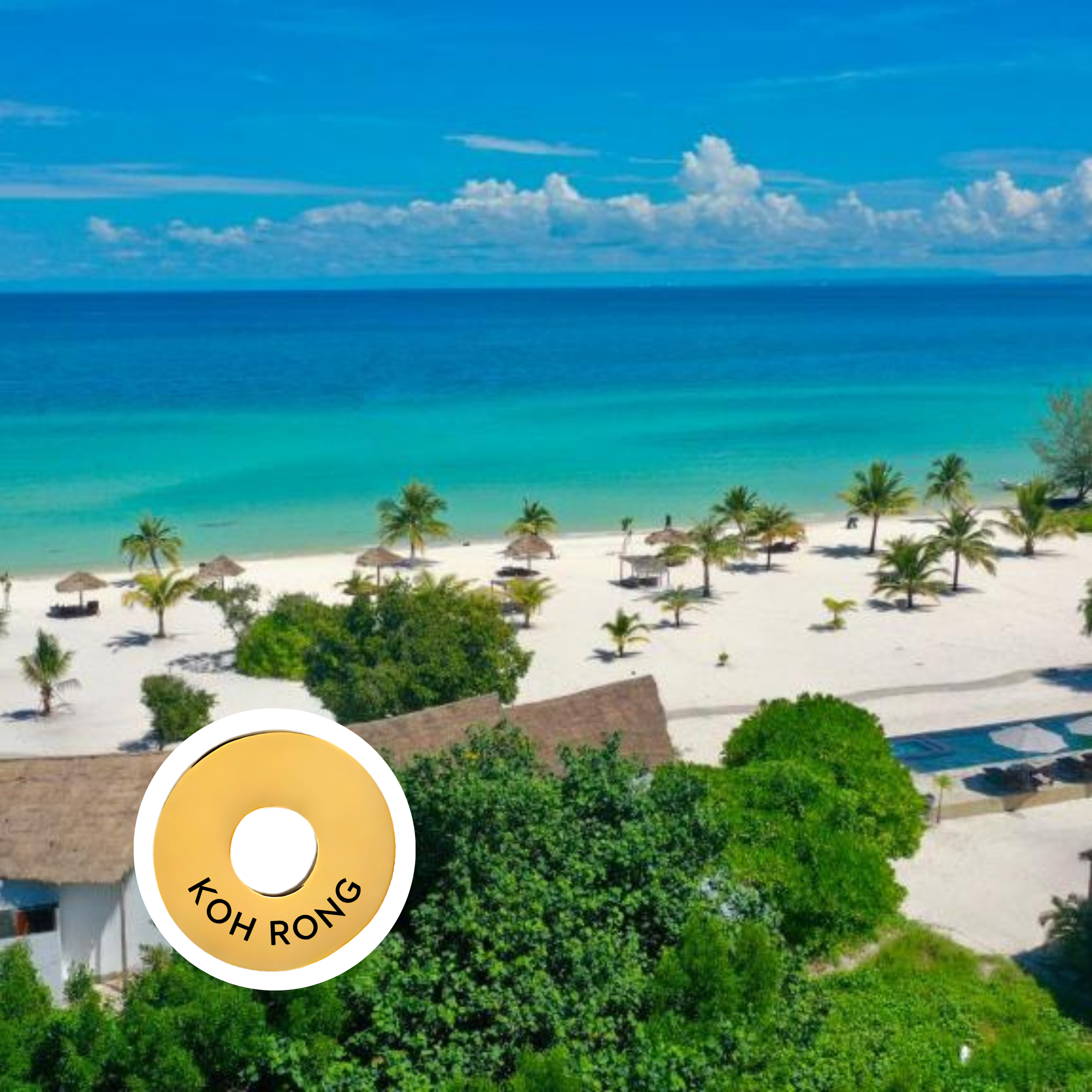 Koh Rong engraved city travel ring