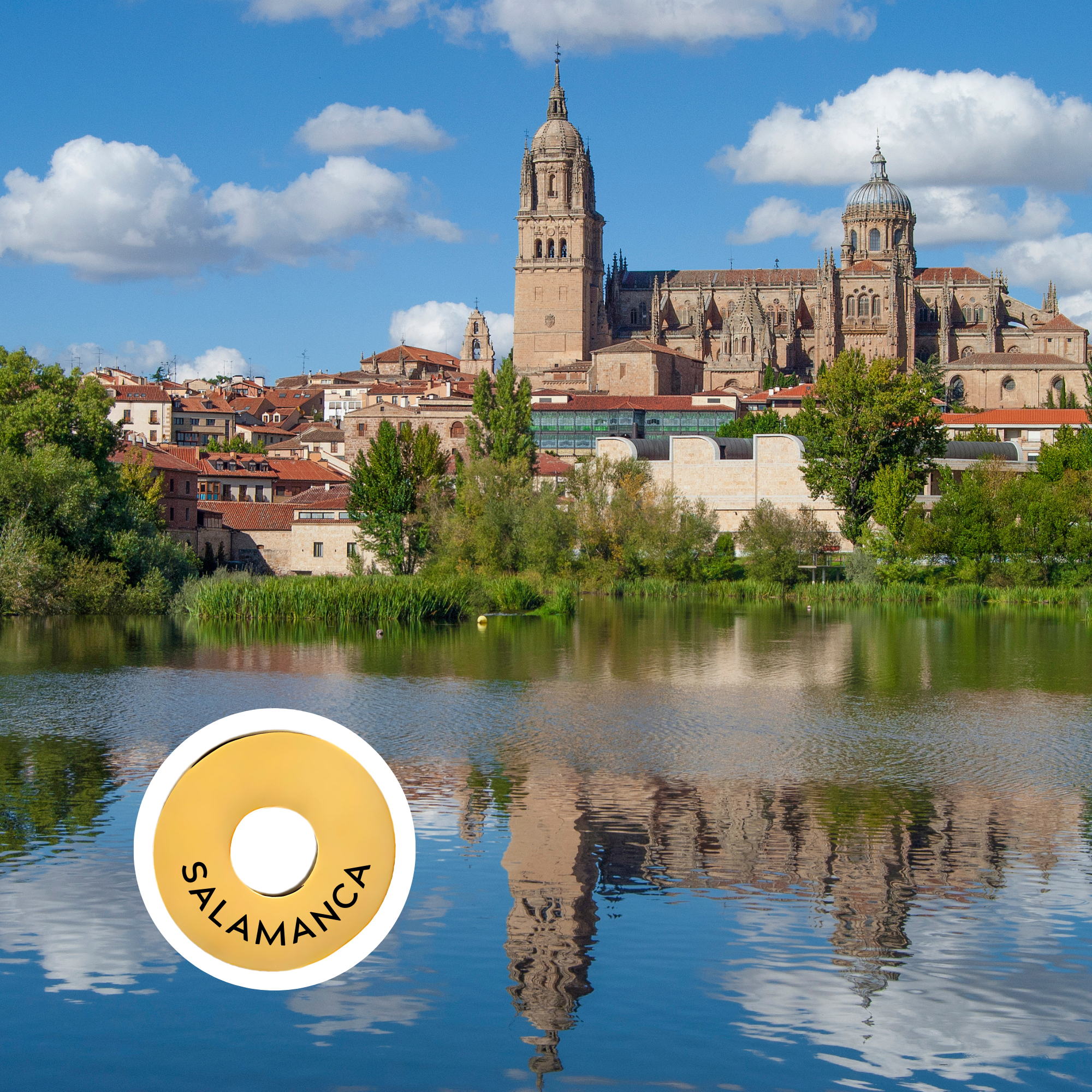 Salamanca engraved city travel ring