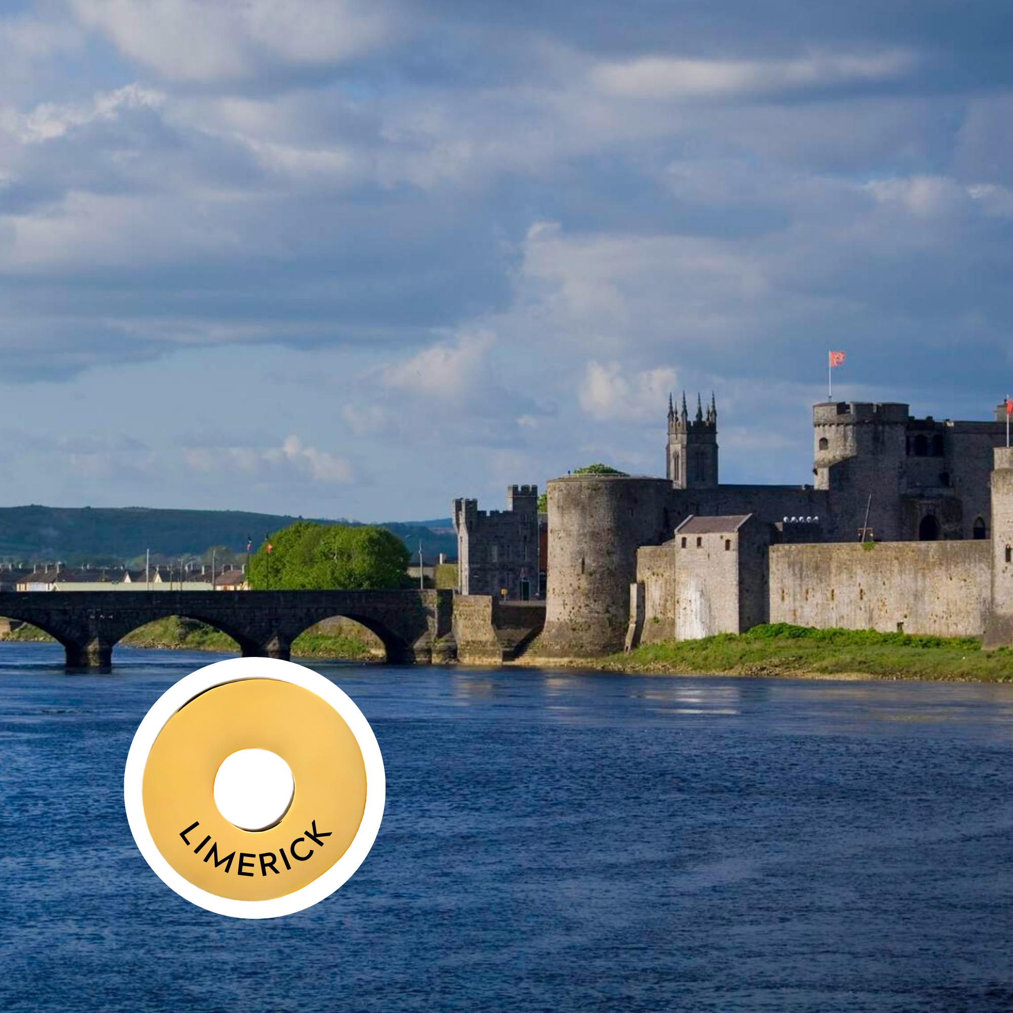 Limerick engraved city travel ring