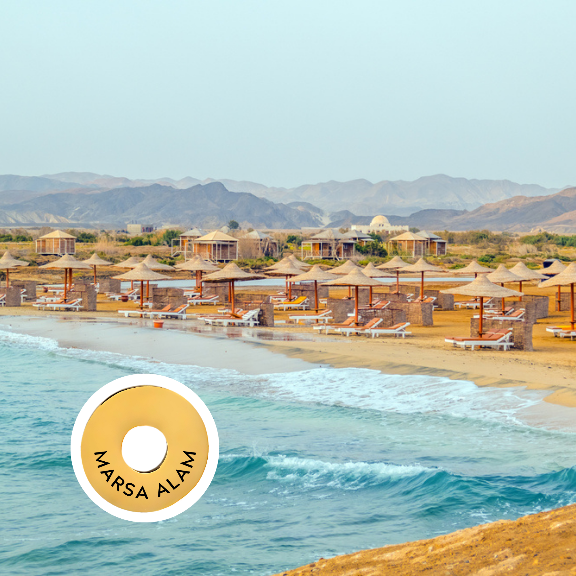 Marsa Alam engraved city travel ring