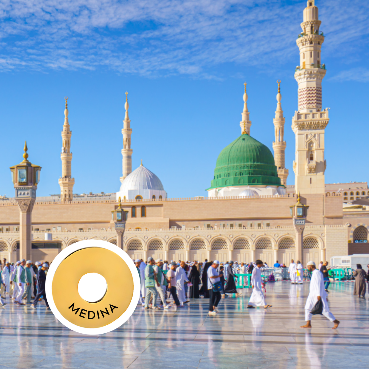 Medina engraved city travel ring