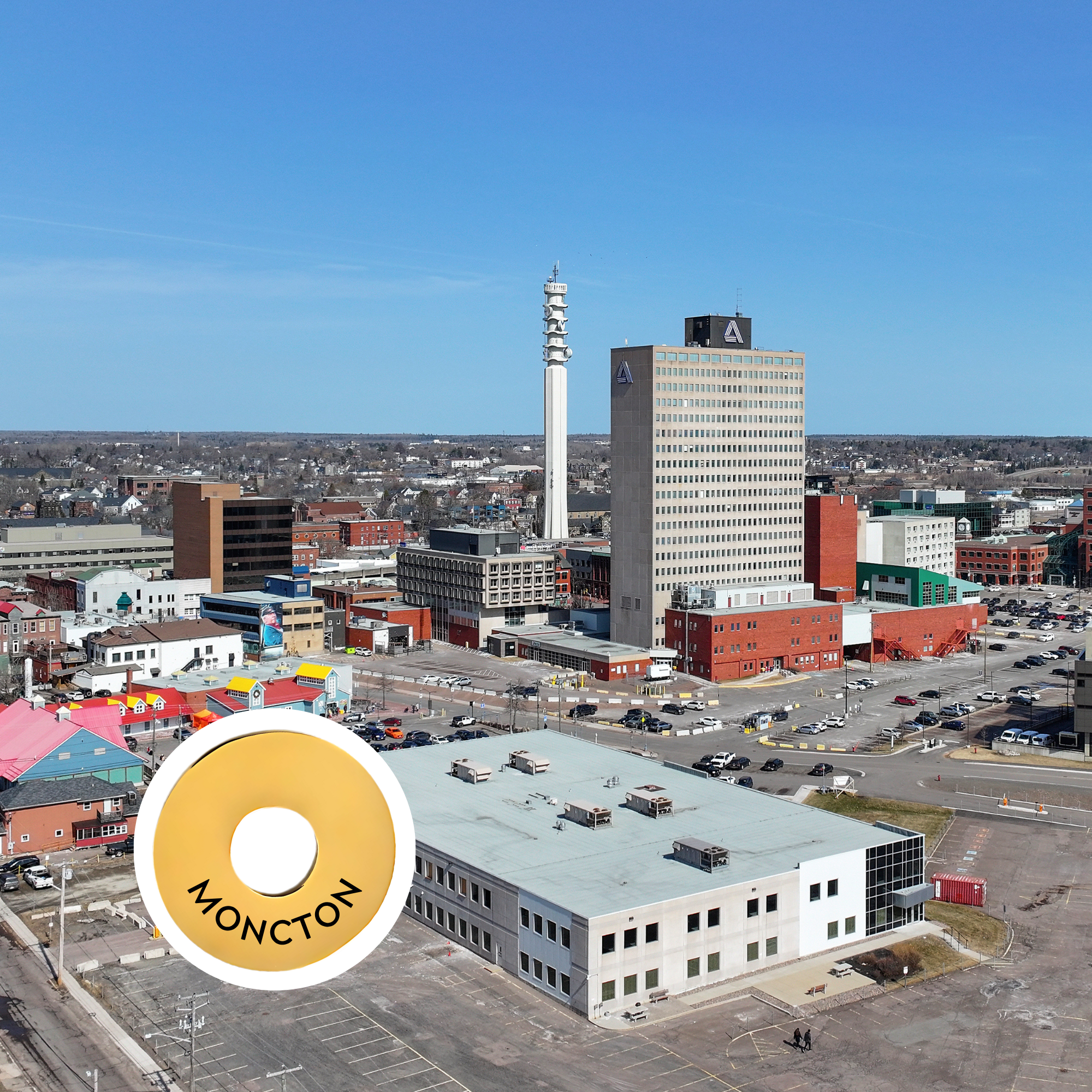 Moncton engraved city travel ring
