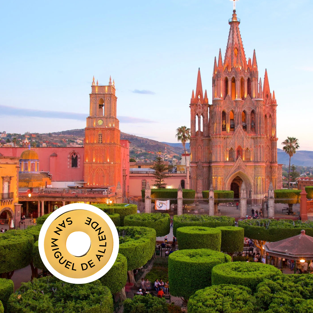 San Miguel de Allende engraved city travel ring