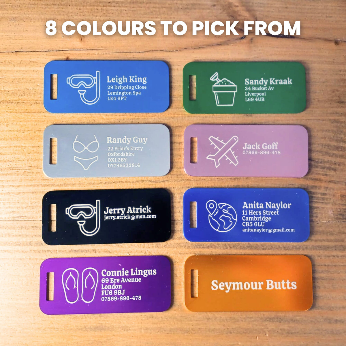Custom Metal Luggage Tag