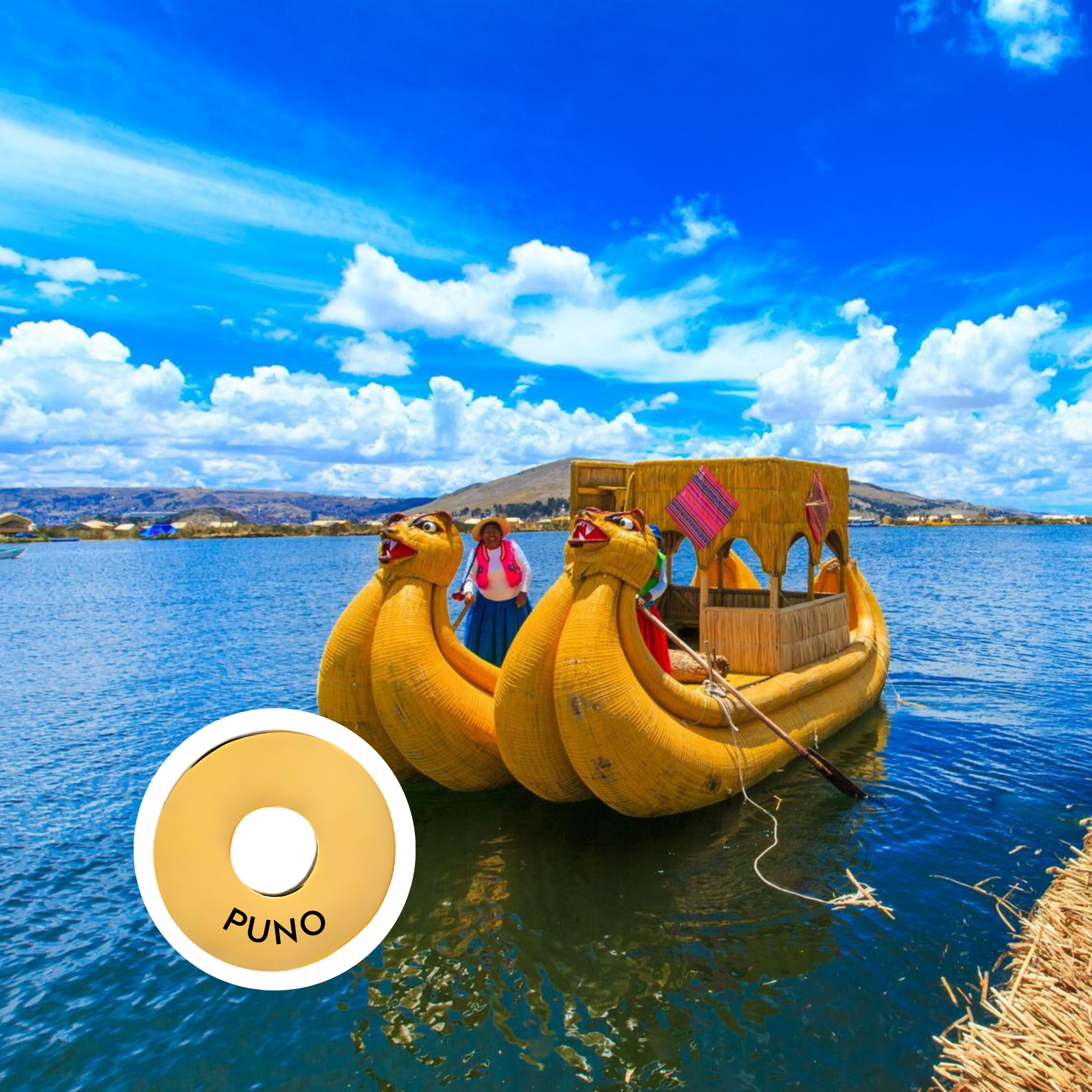 Puno engraved city travel ring