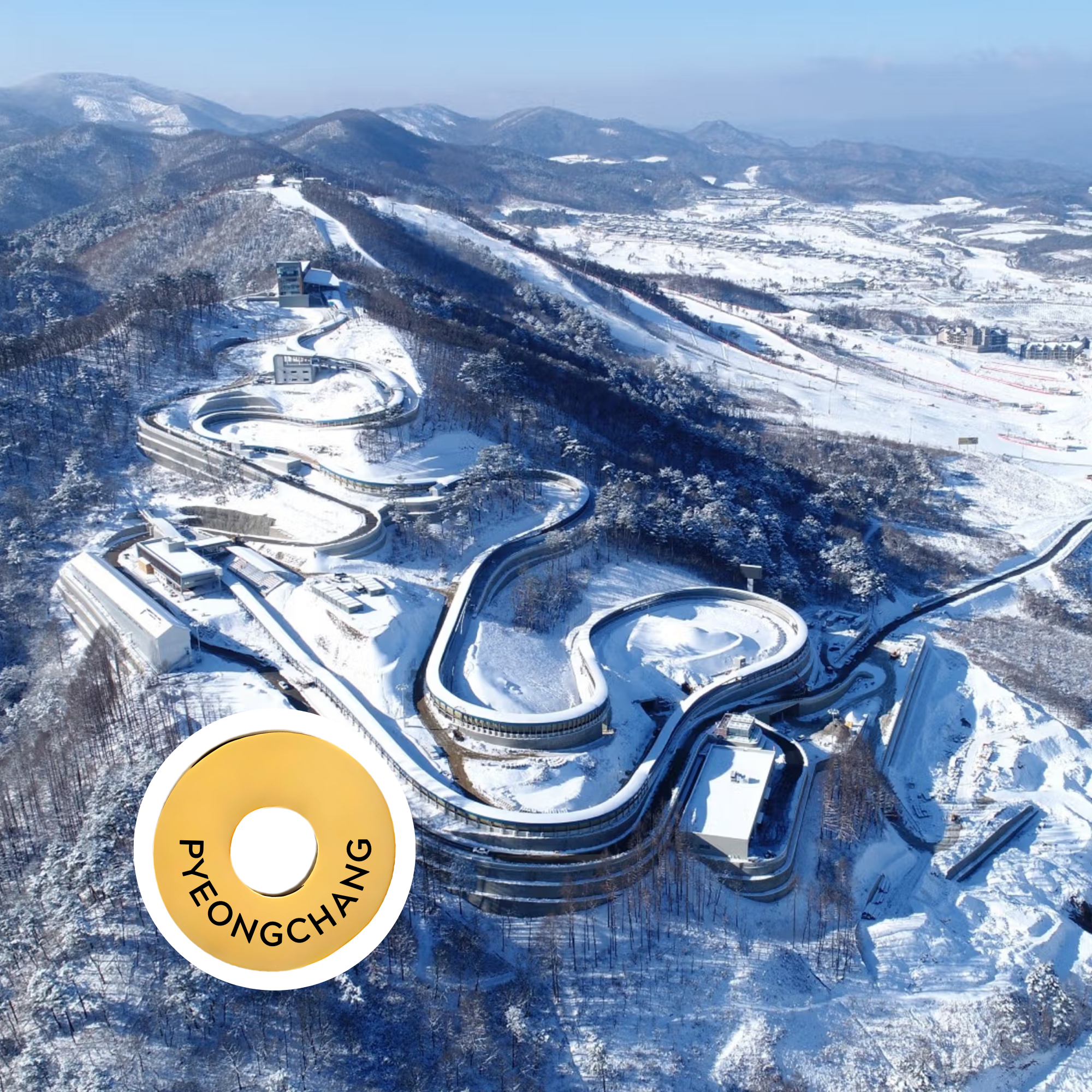 Pyeongchang engraved city travel ring