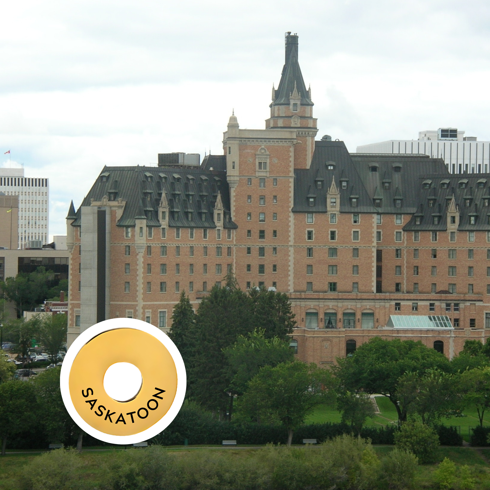 Saskatoon engraved city travel ring