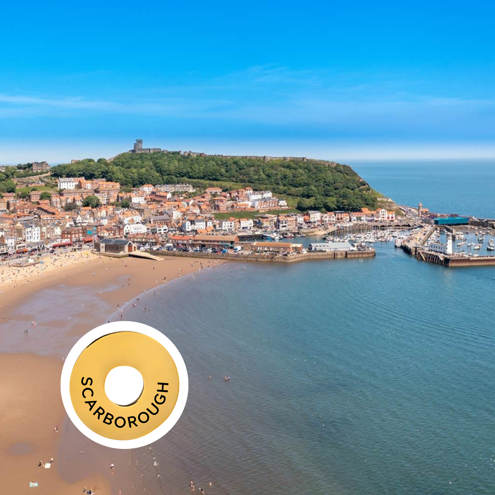 Scarborough engraved city travel ring