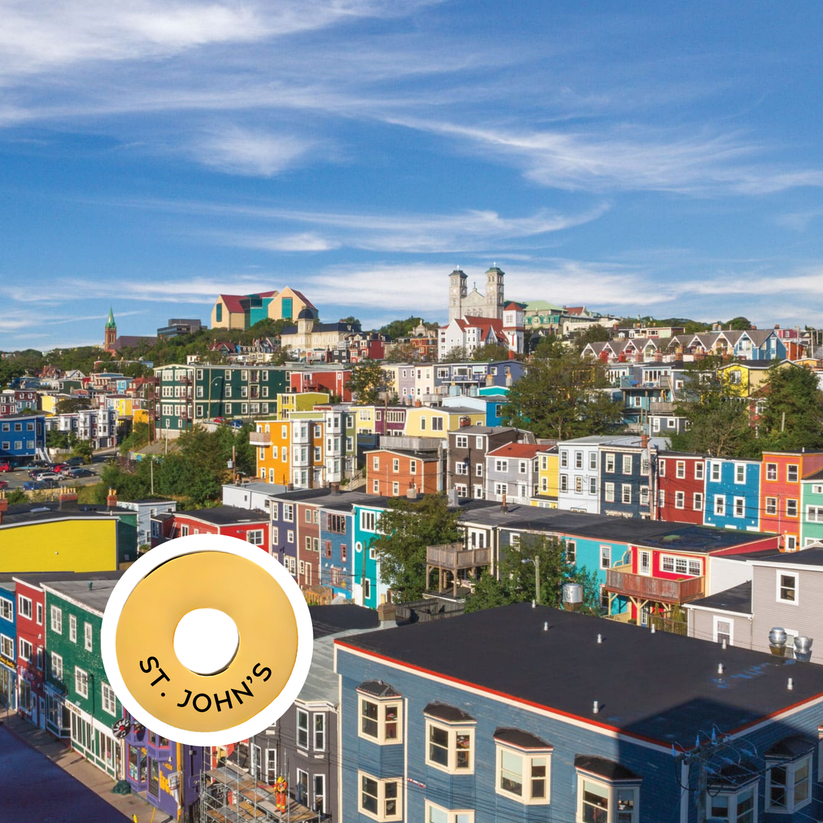 St. John’s engraved city travel ring