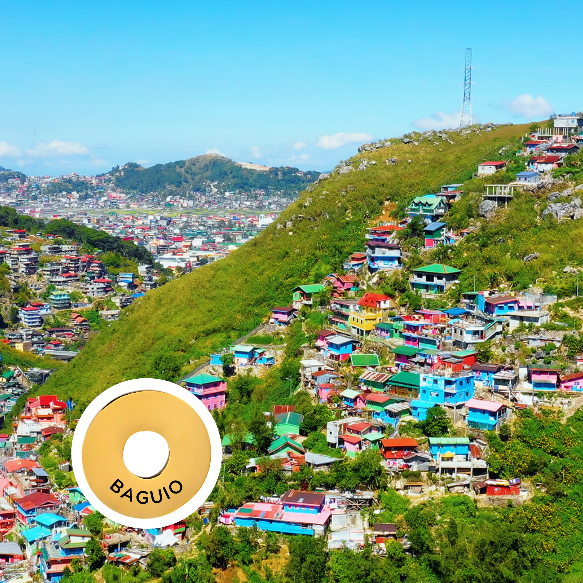 Baguio engraved city travel ring