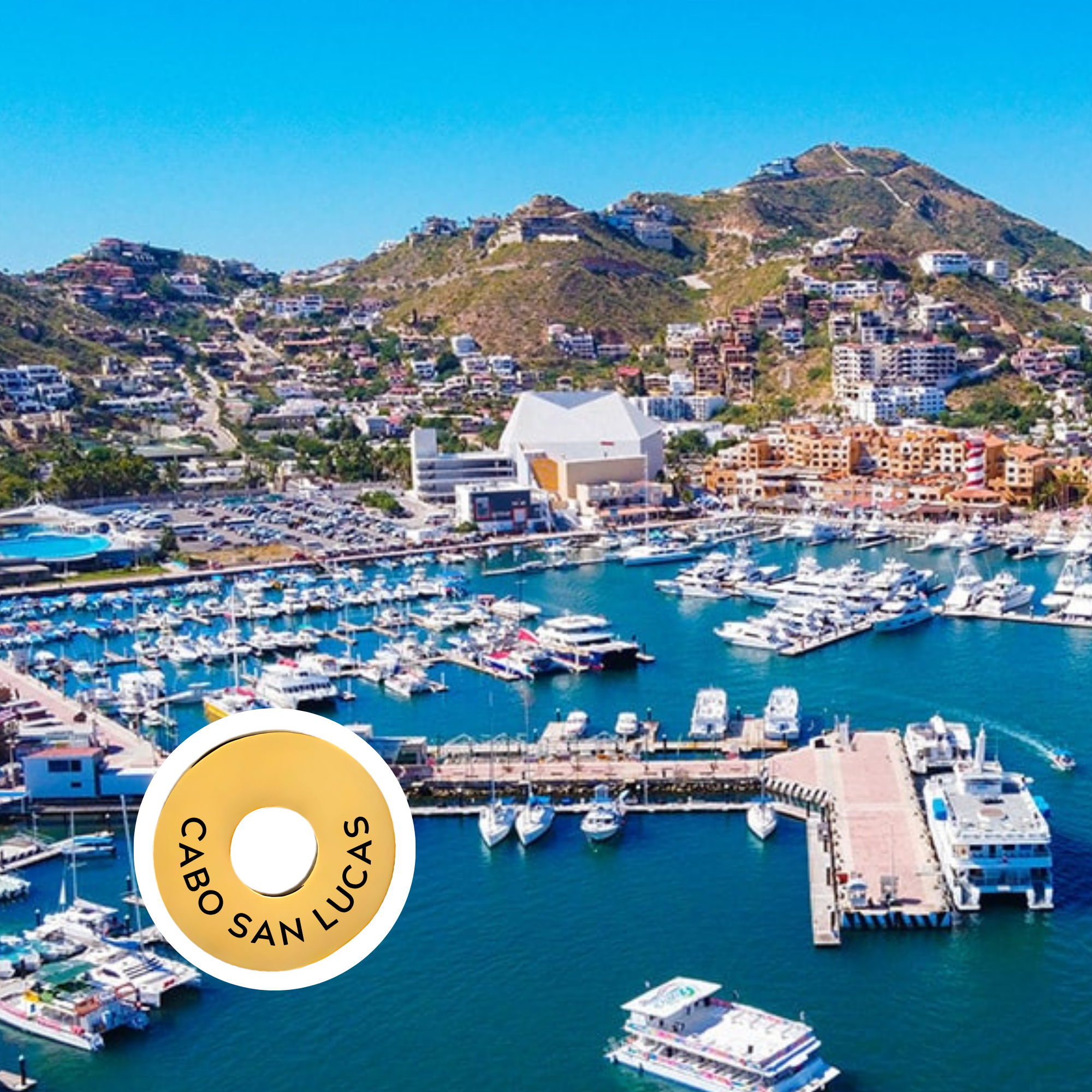 Cabo San Lucas engraved city travel ring
