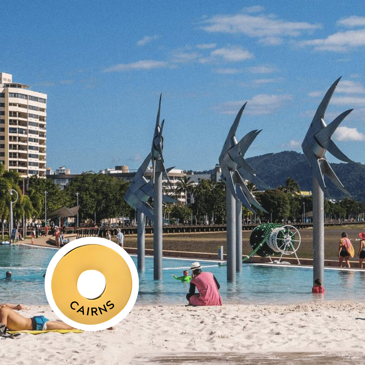 Cairns engraved city travel ring