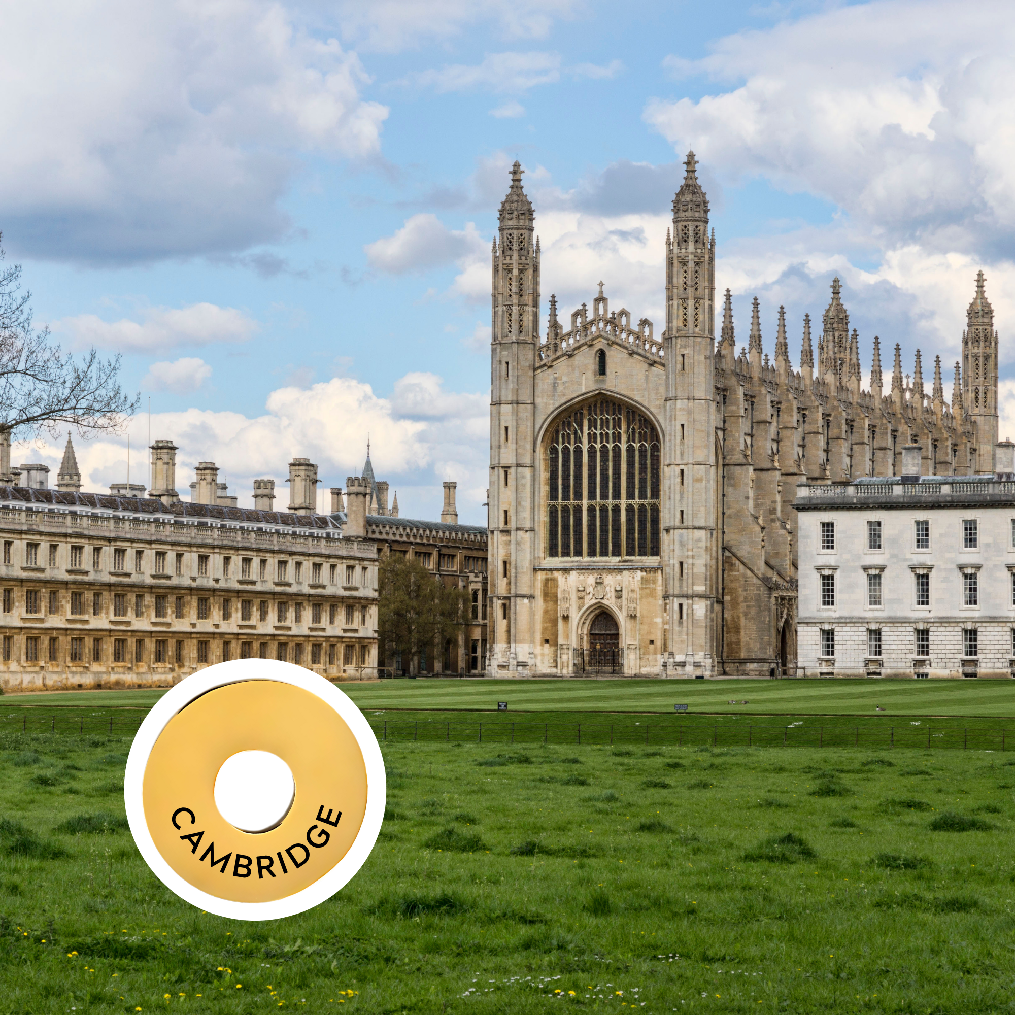 Cambridge engraved city travel ring