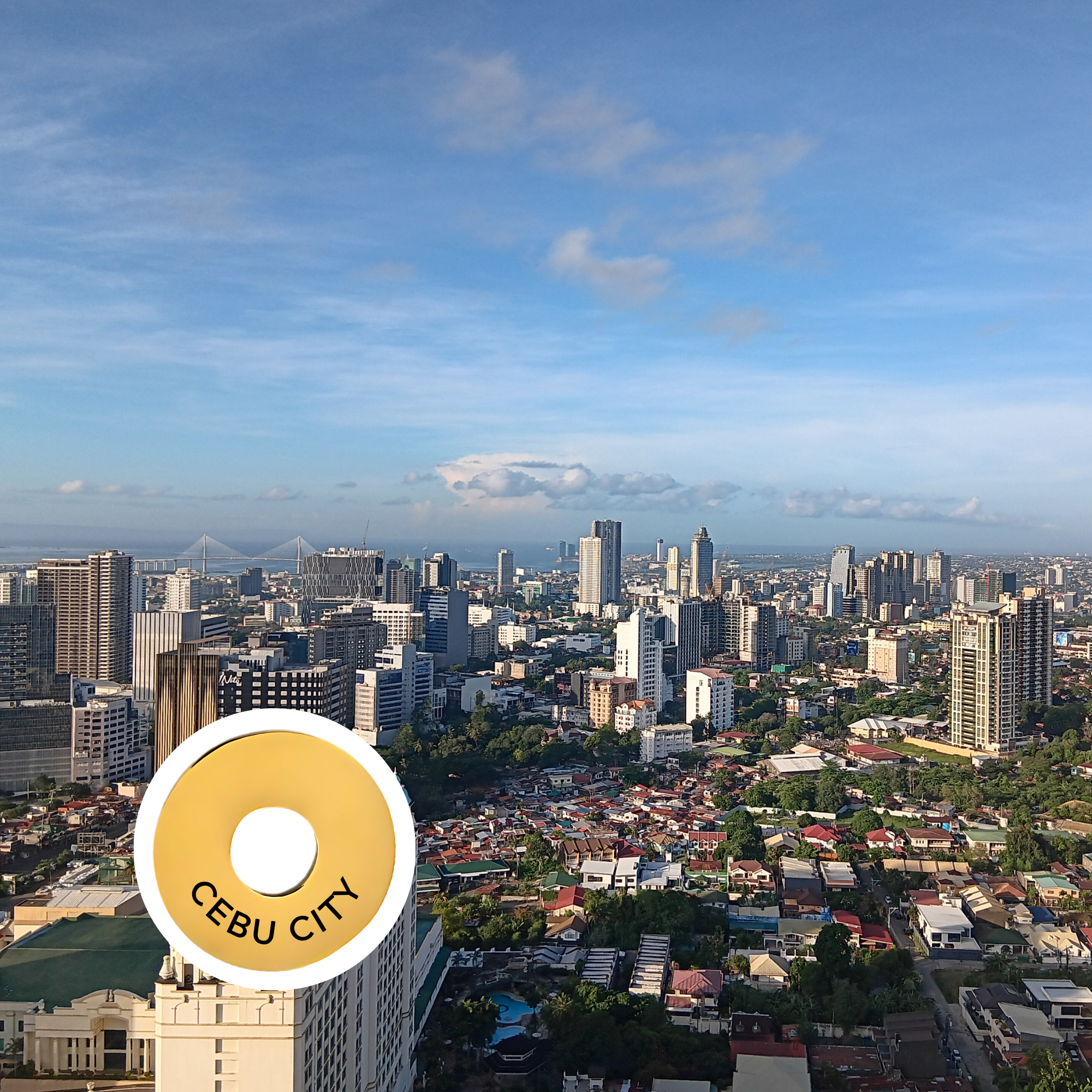 Cebu City engraved city travel ring