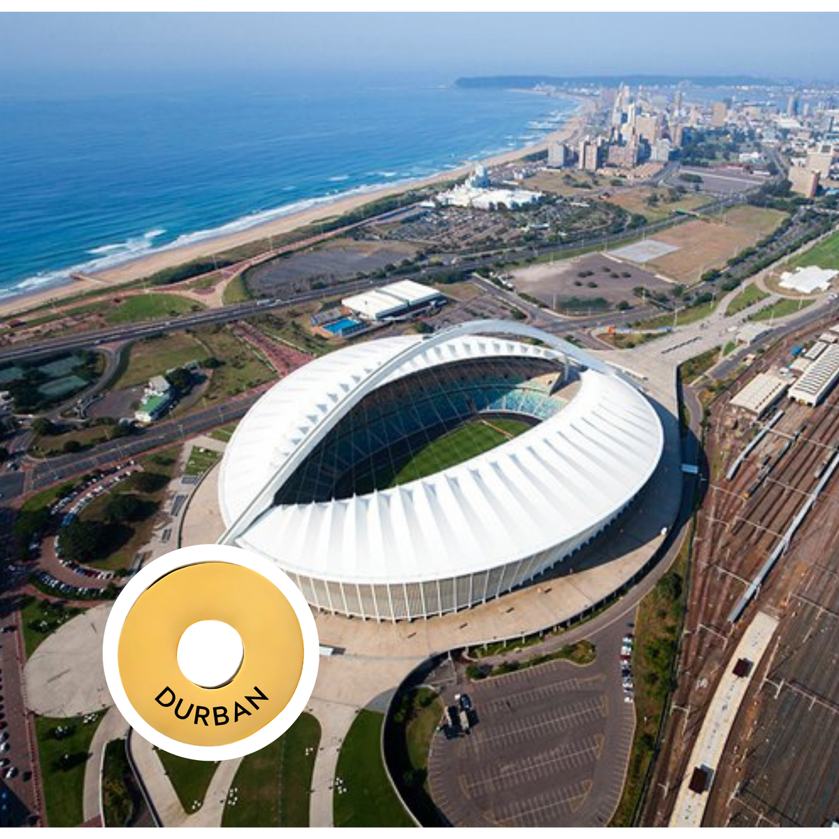 Durban engraved city travel ring