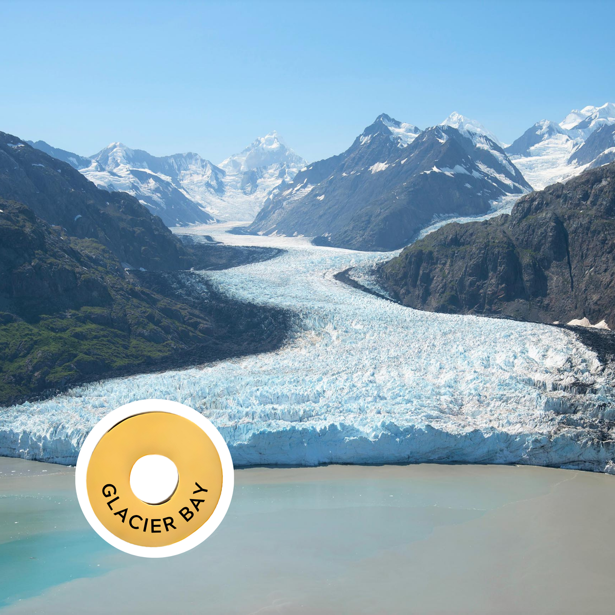 Glacier Bay engraved city travel ring