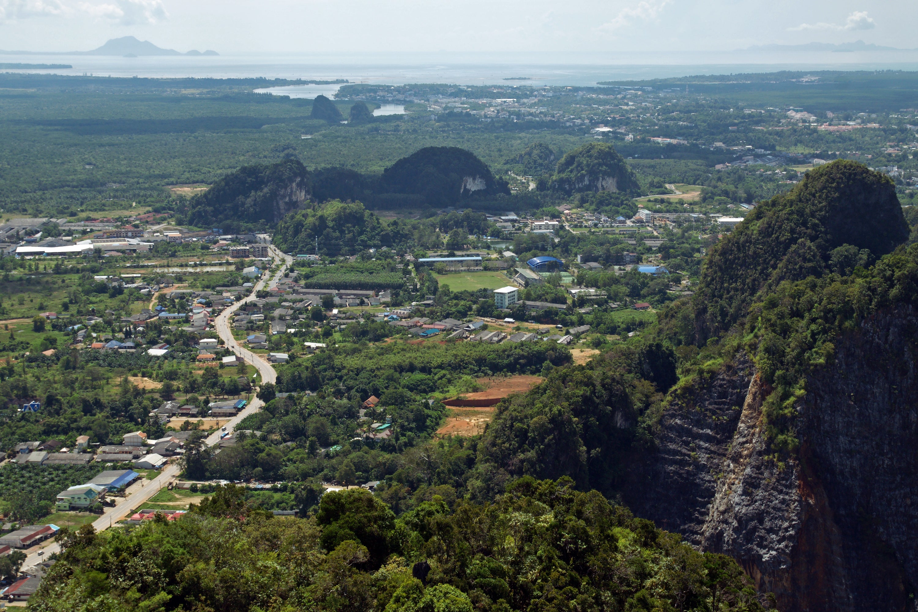 Krabi engraved city travel ring