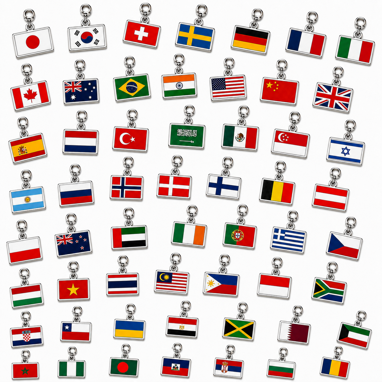 Country Flag Charms