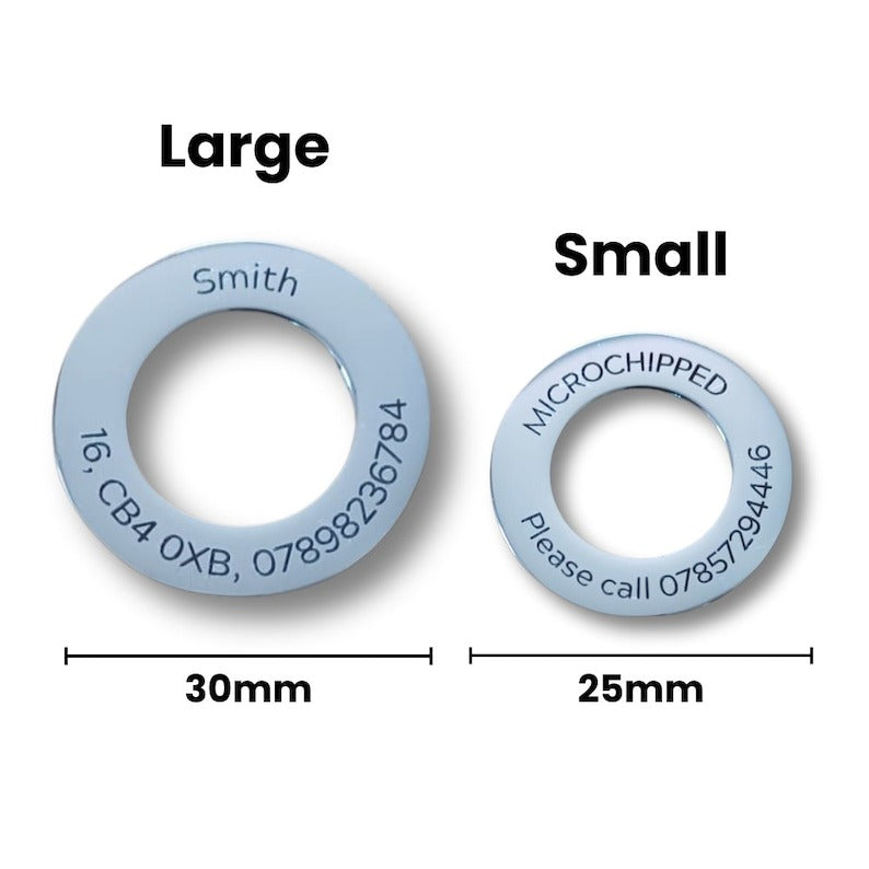 Washer Pet ID Tag