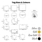 Custom Pet ID Tags, Personalised Dog Tag, Cat Tag, Stainless Steel Engraved Tags With Pets Name and Number, 2 Sided