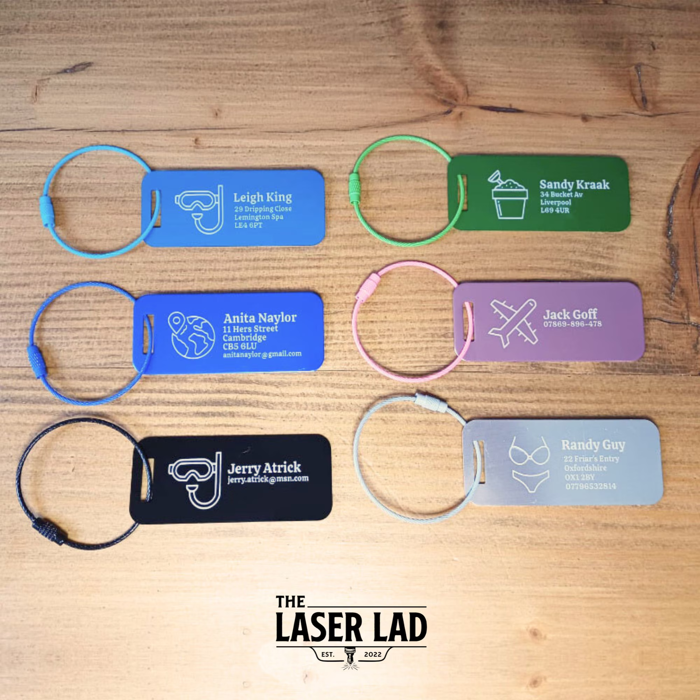 Custom Metal Luggage Tag