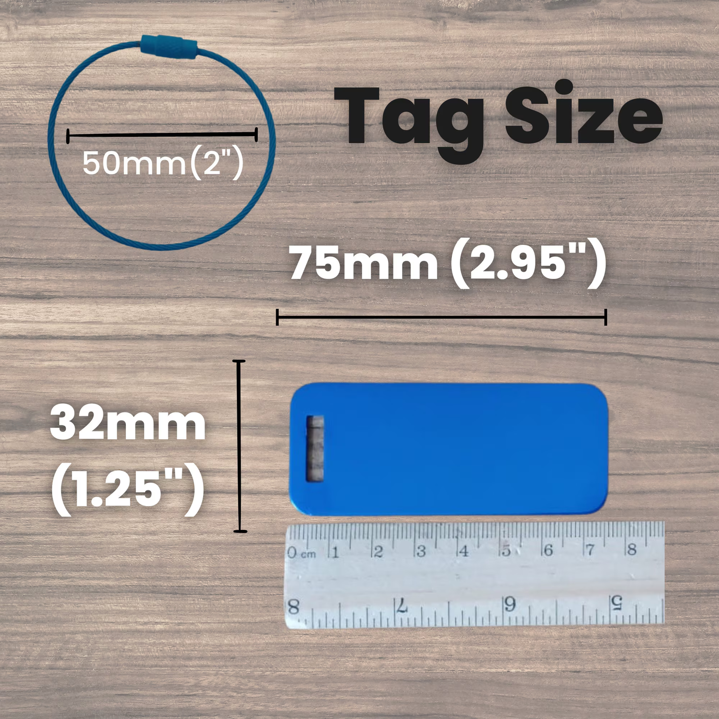 Custom Metal Luggage Tag