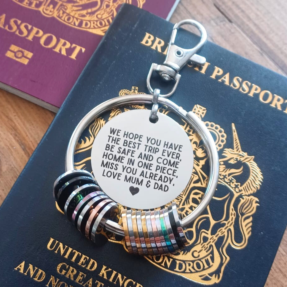 Custom Steel Travel Keyring