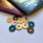 Vegan Leather Travel Keyring