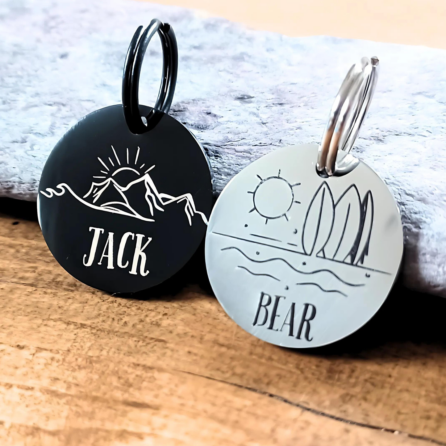Round Pet ID Tag