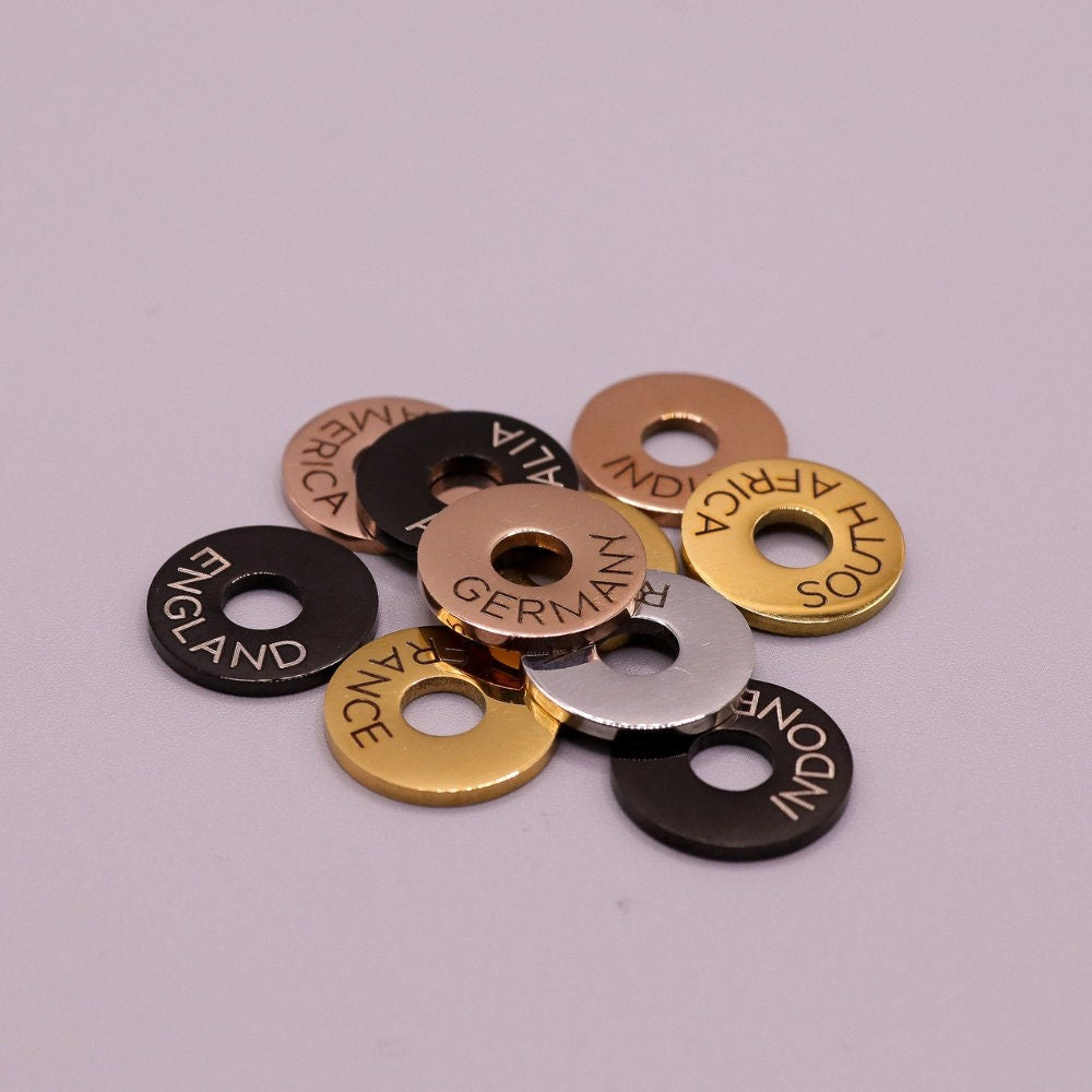 Travel Memory Tokens | Countries, Cities, States, Custom Messages